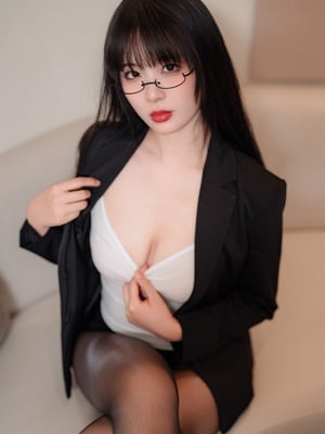 轩萧学姐 - 下班后ol__DSC8589