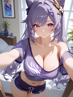 [ReverendGreatLove] 刻晴 (Genshin Impact) (Patreon) [AI Generated]_010_3