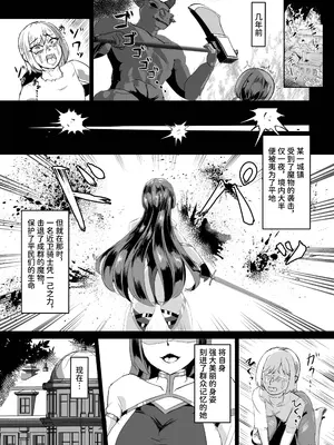 [鶏鴉麩 (とりがらすーぷ)] 一騎当千の女騎士がオークに敗北し連続アクメ調教で快楽堕ちする話 [中国翻訳] [DL版]_26