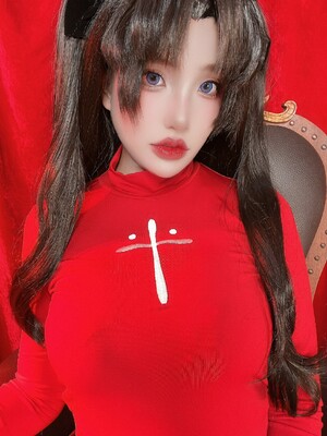Puypuy プィプィ (Puypuychan) cosplay Rin Tohsaka - FateGrand Order_61