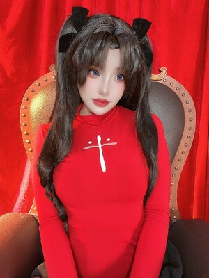 Puypuy プィプィ (Puypuychan) cosplay Rin Tohsaka - FateGrand Order_66