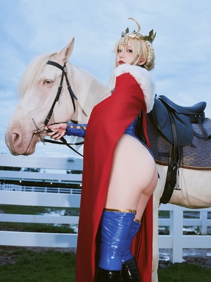Puypuy プィプィ (Puypuychan) cosplay Artoria Lancer - FateGrand Order_025