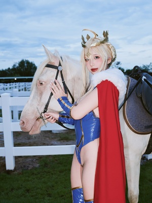 Puypuy プィプィ (Puypuychan) cosplay Artoria Lancer - FateGrand Order_026