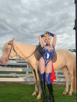 Puypuy プィプィ (Puypuychan) cosplay Artoria Lancer - FateGrand Order_170