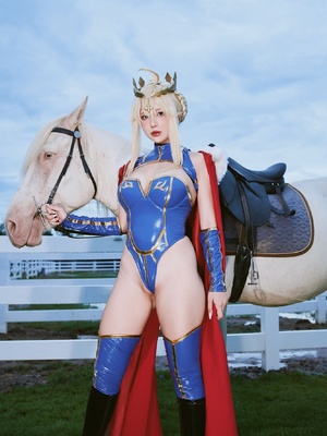 Puypuy プィプィ (Puypuychan) cosplay Artoria Lancer - FateGrand Order_028