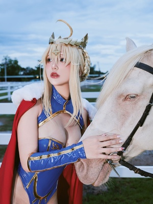 Puypuy プィプィ (Puypuychan) cosplay Artoria Lancer - FateGrand Order_020