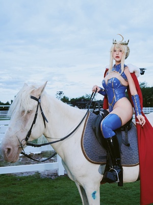 Puypuy プィプィ (Puypuychan) cosplay Artoria Lancer - FateGrand Order_015