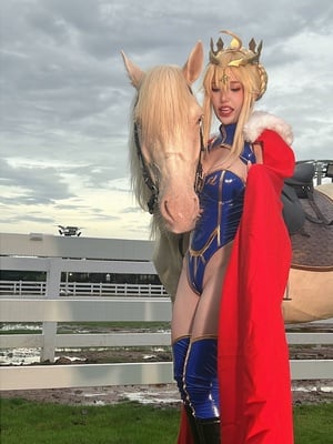 Puypuy プィプィ (Puypuychan) cosplay Artoria Lancer - FateGrand Order_167