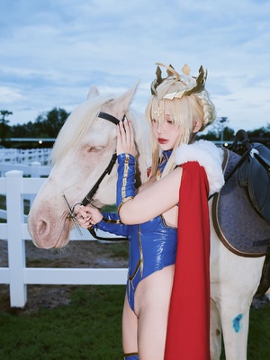 Puypuy プィプィ (Puypuychan) cosplay Artoria Lancer - FateGrand Order_009