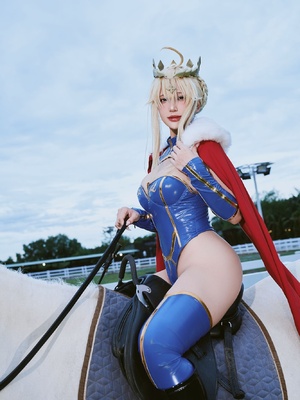 Puypuy プィプィ (Puypuychan) cosplay Artoria Lancer - FateGrand Order_013