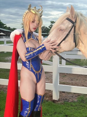 Puypuy プィプィ (Puypuychan) cosplay Artoria Lancer - FateGrand Order_159