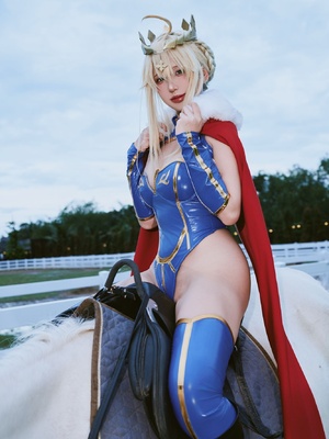 Puypuy プィプィ (Puypuychan) cosplay Artoria Lancer - FateGrand Order_010