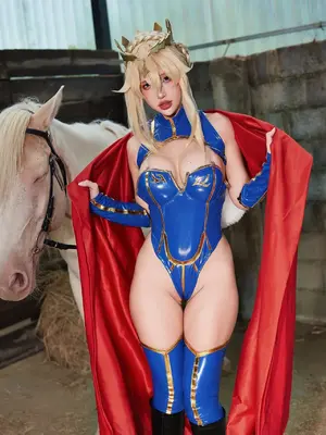 Puypuy プィプィ (Puypuychan) cosplay Artoria Lancer - FateGrand Order_058