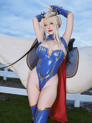 Puypuy プィプィ (Puypuychan) cosplay Artoria Lancer - FateGrand Order_038