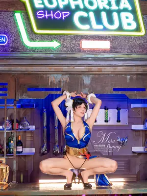 Yiko湿润兔 - 街头霸王 春丽 桃花旗袍_35