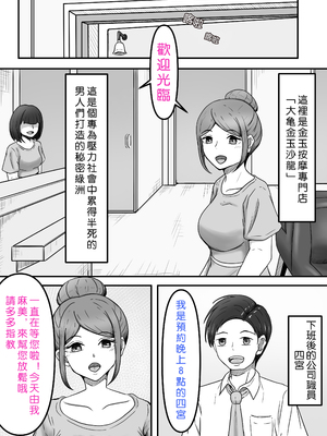 [かめのみそ汁 (よこもも)] タマには癒されたっていい～金玉マッサージ専門店でタマタマ癒してもらうだけの話し～ [OMTSW漢化]_03