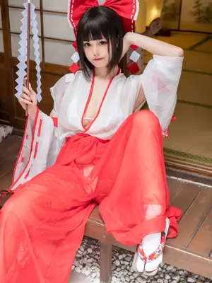 蜜汁猫裘 - 巫女_05