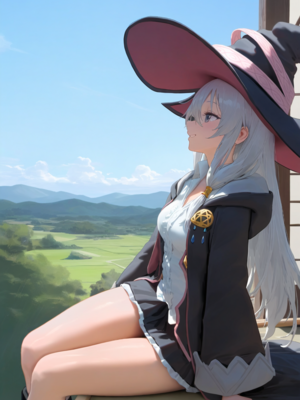 [Misaaki] 伊蕾娜-役偿女仆 Elaina [AI Generated]_002