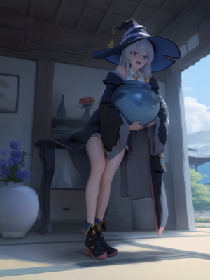 [Misaaki] 伊蕾娜-役偿女仆 Elaina [AI Generated]_005