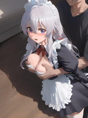 [Misaaki] 伊蕾娜-役偿女仆 Elaina [AI Generated]_087