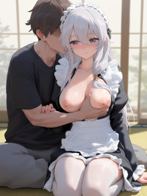 [Misaaki] 伊蕾娜-役偿女仆 Elaina [AI Generated]_093