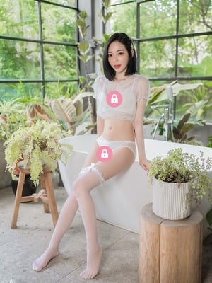 [啾啾] 誤闖莊園窺探心儀女神～啾啾 ???? ～入浴反被誘惑勾引_fig16