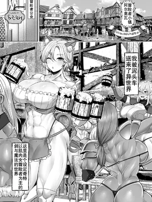 [ボストン茶会 (紅茶インディアン)] 貞操逆転デカ異世界転生～ヤリモク女冒険者PTにつかまってしまいました～ [K记翻译]_04
