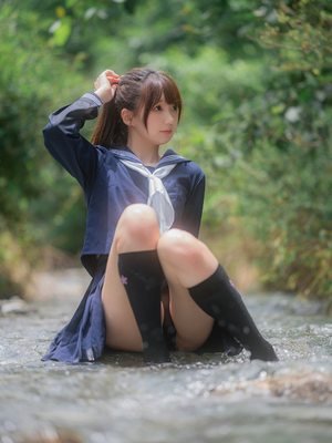[しずく（原魔物喵）] 川で水遊び_00017