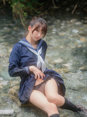 [しずく（原魔物喵）] 川で水遊び_00026