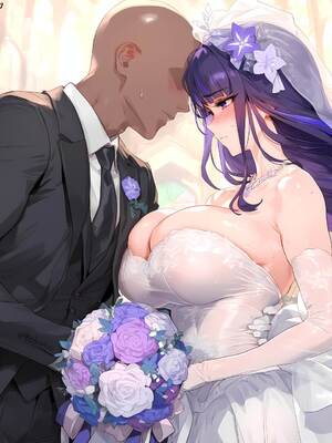 [Ecchi AI] Raiden Shogun x Wedding Dress (AI Generated)_00000082