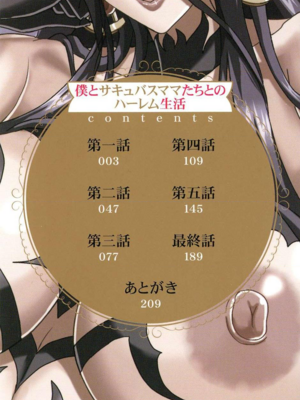 [三船誠二郎] 僕とサキュバスママたちとのハーレム生活 +後日談(外傳)[中国翻訳][疏碼]_003