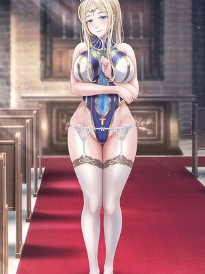 [MAG館 (v-mag)] 牝堕ち神官～種付けゴブリンに穢された聖職者～ [無修正]_297