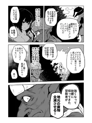 [山場岳 (やまばたけ)] ザコ姦狙いのドM女騎士が本当にゴブリン奴隷にされる話 前編_12