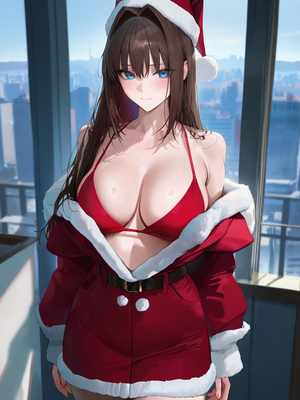 [Tommu]Aozaki Aoko Christmas Special[AI Generated]_001_018