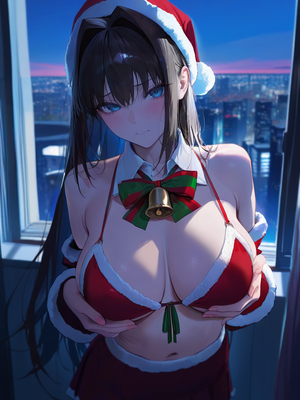 [Tommu]Aozaki Aoko Christmas Special[AI Generated]_001_023