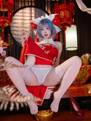 清水由乃 - 碧蓝航线 柴郡 新春旗袍_24