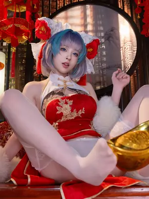 清水由乃 - 碧蓝航线 柴郡 新春旗袍_27