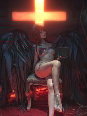 蠢沫沫 - 黑天使_1 (11)