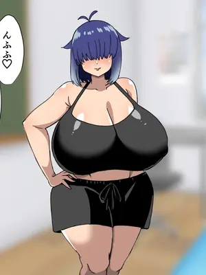 [よもぎもぎ] メカクレ爆乳先輩がマジでエロい!〜ドスケベ乳房が大爆発〜_046