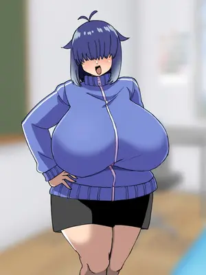 [よもぎもぎ] メカクレ爆乳先輩がマジでエロい!〜ドスケベ乳房が大爆発〜_221