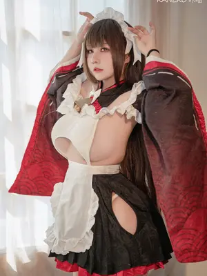 KANEKO_咔喵 - 碧蓝航线 樫野 牛牛女仆_20