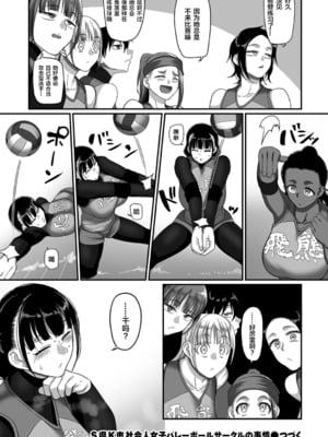 [山本善々] S県K市 社会人女子バレーボールサークルの事情 [DL版][中国翻訳][薄碼]_C588