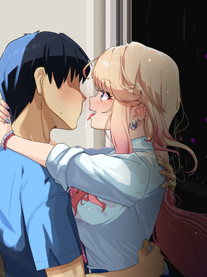 [バナナふぁいん]クラスの巨乳ギャルを拾ったらセフレ同棲生活が始まった話_388
