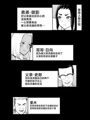 [グロッキー帳 (グロツキ)] 脳改造しあわせ家族2-父の非情なる兄弟どんぶり [中国翻訳]_03
