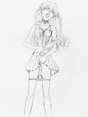 [Krutta Fan (Krutta)] Evangelion Pencil Sketches_524364_Asuka_Langley_Sohryu_Neon_Genesis_Evangelion