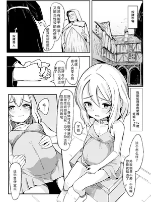 [震えるマウンテン (furueru)] 拾われたボテ腹女の子とセックスのちょっぴり激しいご主人様｜被捡到的西瓜肚女孩和性事上稍微有点激烈的主人 [军师个人汉化]_02