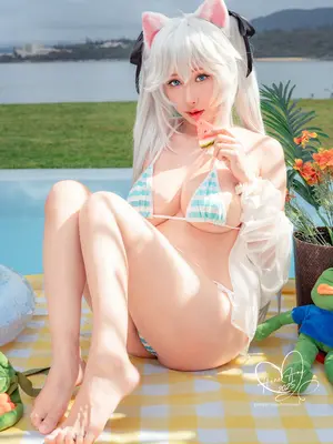 [HaneAme雨波] Vtuber Vaibae BIKINI_14