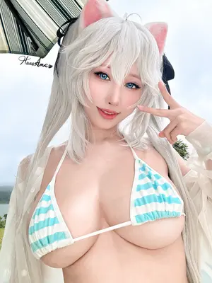 [HaneAme雨波] Vtuber Vaibae BIKINI_17