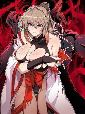 [ほっけばいん！ (はるこん)] 破魔の巫女 淫獄に堕つ 1~ 2(序盤10ページ)+設定セット[中国翻訳][疏碼][殘缺]_C101