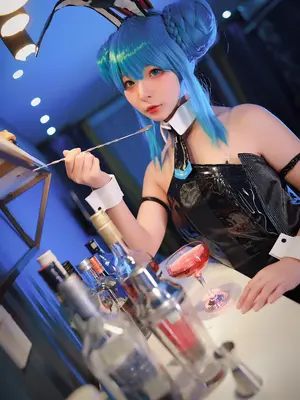 Kokuhui - Miku Black Bunny_13